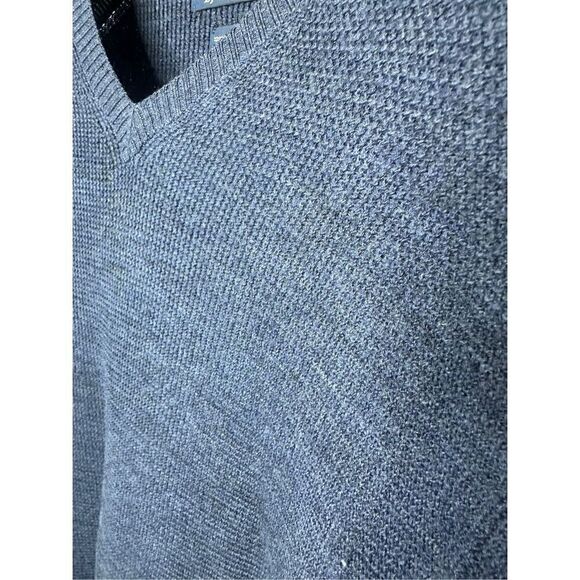 Polo by Ralph Lauren Blue 100% Merino Wool Sweater Men’s Size Large - Picture 6 of 10